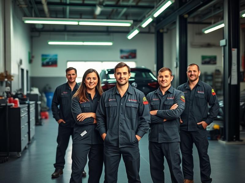 R&E Auto Service team of certified technicians